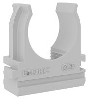 Клипса для гофры DKC Express Д=20 под пистолет серый (уп. 800шт)  картинка